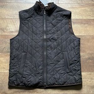 Men’s Magaschoni quilted black vest size XL #27